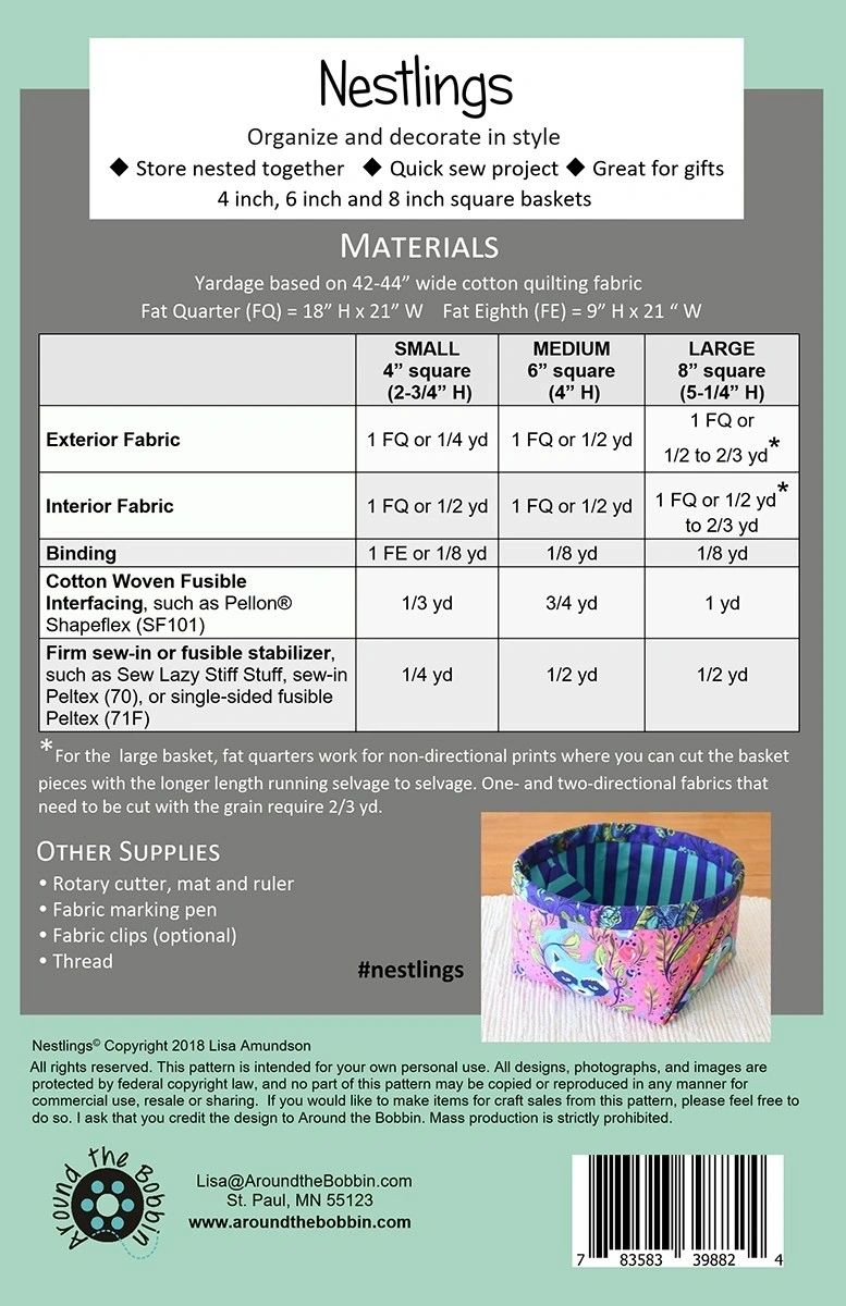 Nestlings # ATB-183 From Around the Bobbin By Amundson, Lisa In Craft