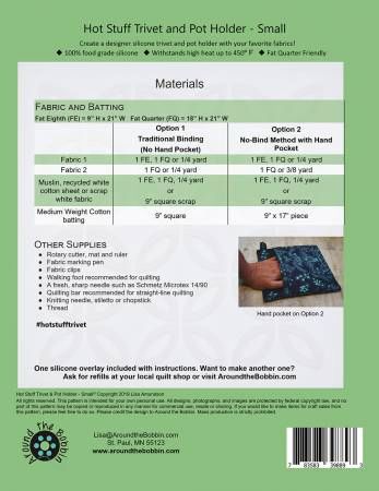 Hot Stuff Trivet and Pot Holder Small # ATB-192