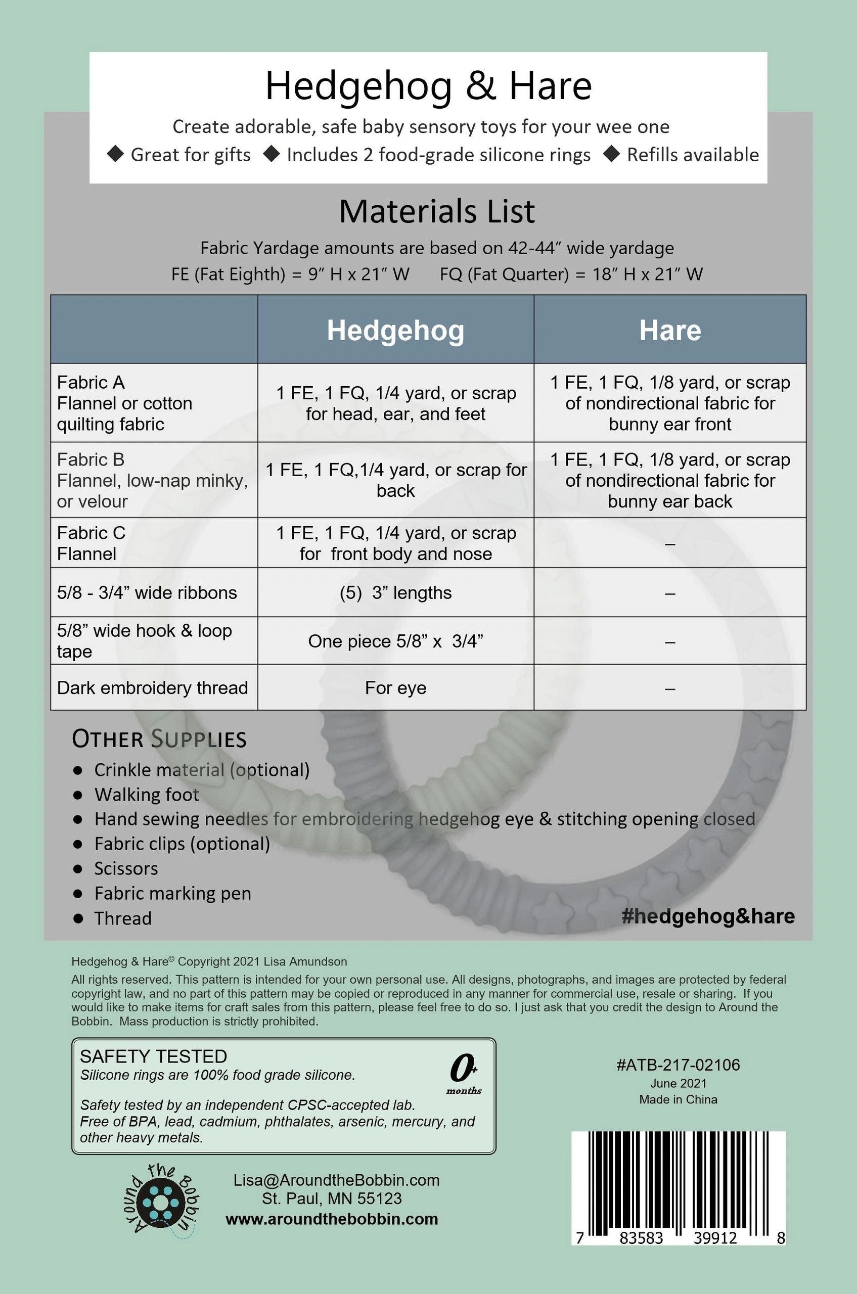 Hedgehog and Hare # ATB-217