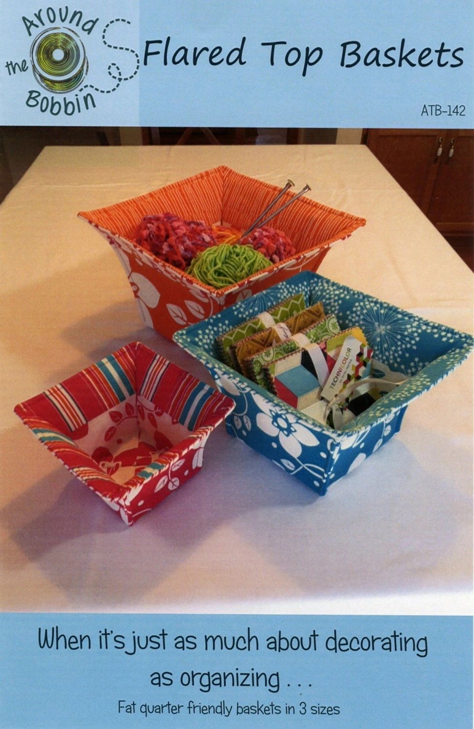 Flared Top Baskets # ATB142 From Around the Bobbin By Amundson, Lisa In Craft