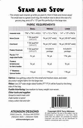 Stand N Stow # ATK153