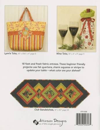 Lets Do Lunch # ATK606, From Atkinson Designs By Atkinson, Terry In Quilting - General