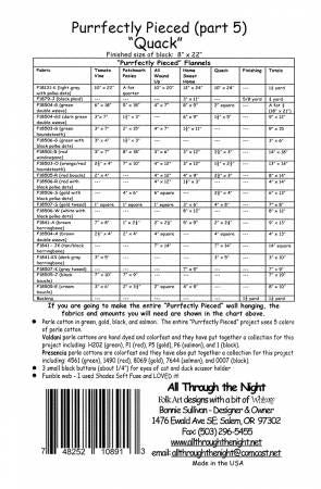 Purrfectly Pieced 5 # ATN1505, From All Through The Night By Sullivan, Bonnie In Placemats, Table Runners & Toppers