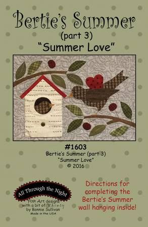 Berties Summer 3 Summer Love # ATN1603, From All Through The Night By Sullivan, Bonnie In Placemats, Table Runners & Toppers