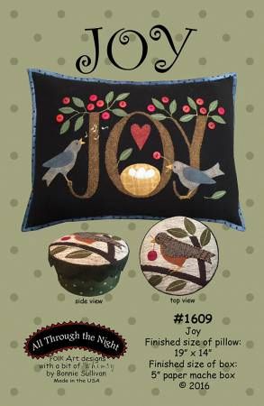 Joy # ATN1609, From All Through The Night By Sullivan, Bonnie In Pillows and Rugs