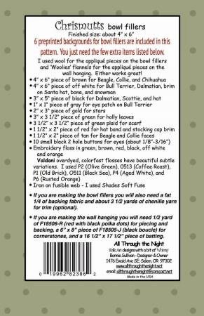 Chrismutts Bowl Fillers # ATN1802, From All Through The Night In Craft