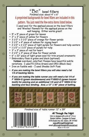 Be Bowl Fillers # ATN1806, From All Through The Night In Craft