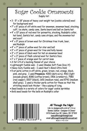 Sugar Cookie Ornaments # ATN1822