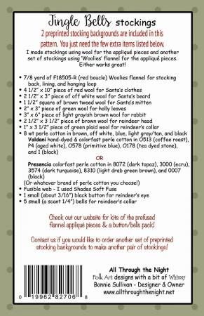 Jingle Bells Stockings # ATN1911, From All Through The Night In Craft