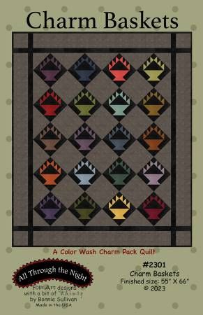 Charm Baskets # ATN2301, From All Through The Night By Sullivan, Bonnie In Quilts
