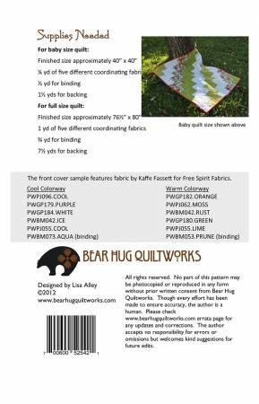 Brickyard # BHQ-112, From Bear Hug Quiltworks By Alley, Lisa In Quilts