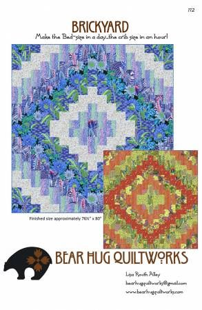 Brickyard # BHQ-112, From Bear Hug Quiltworks By Alley, Lisa In Quilts