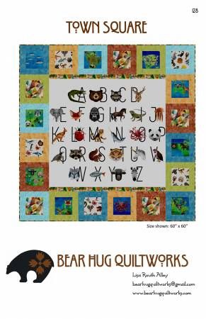 Town Square # BHQ-128, From Bear Hug Quiltworks By Alley, Lisa In Quilts
