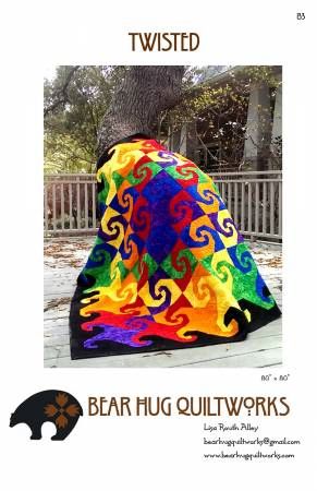 Twisted # BHQ-133, From Bear Hug Quiltworks By Alley, Lisa In Quilts