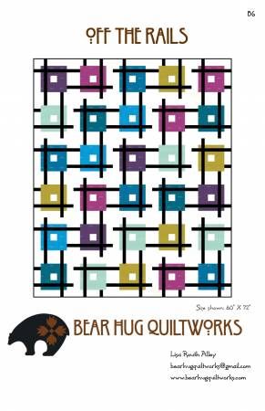 Off The Rails # BHQ-156, From Bear Hug Quiltworks By Alley, Lisa In Quilts