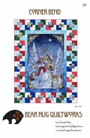 Corner Bend # BHQ-227, From Bear Hug Quiltworks By Alley, Lisa In Quilts