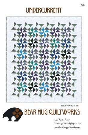 Undercurrent # BHQ-228, From Bear Hug Quiltworks By Alley, Lisa In Quilts
