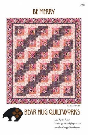 Be Merry # BHQ-280, From Bear Hug Quiltworks By Alley, Lisa In Quilts