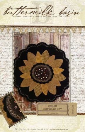 Woolen Sunflower Mat # BMB1239