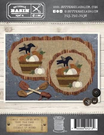 Simply Scalloped Mats Thru the Year September # BMB1530