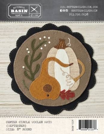 Center Circle Woolen Mats September # BMB1554