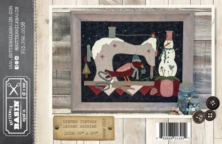 Winter Vintage Sewing Machine # BMB1657