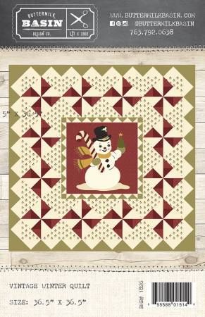 Vintage Winter Quilt # BMB1826, From Buttermilk Basin By West, Stacy In Quilts