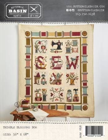 Thimble Blossoms # BMB1858, From Buttermilk Basin In Wool