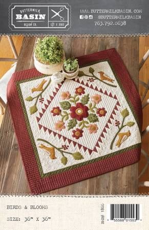 Birds & Blooms # BMB1866, From Buttermilk Basin By West, Stacy In Quilts