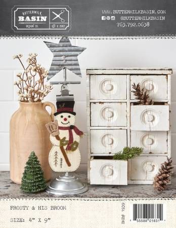 Frosty & His Broom # BMB1939, From Buttermilk Basin By West, Stacy In Craft