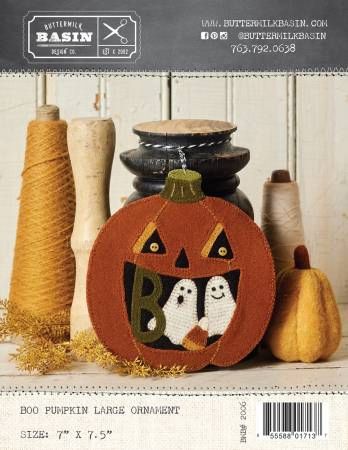 BOO Pumpkin Large Ornament # BMB2006