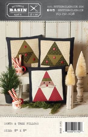 Santa & Tree Pillows # BMB2045
