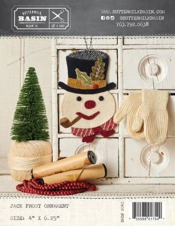 Jack Frost Ornament # BMB2047, From Buttermilk Basin By West, Stacy In Craft