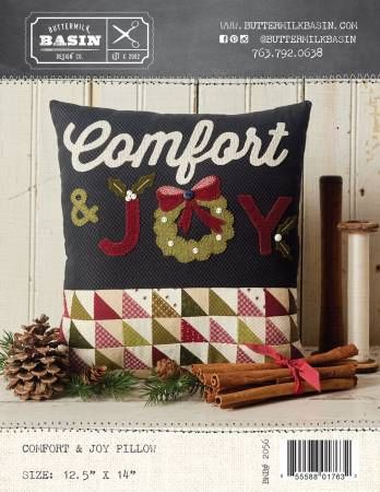 Comfort & Joy Pillow # BMB2056