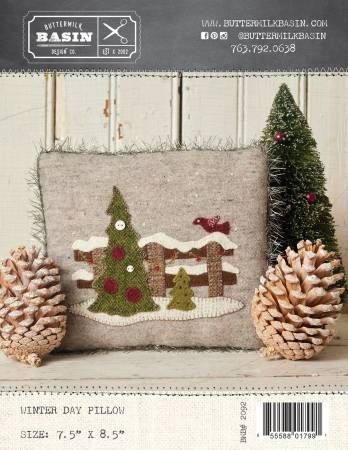 Winter Day Pillow # BMB2092, From Buttermilk Basin By West, Stacy In Pillows and Rugs