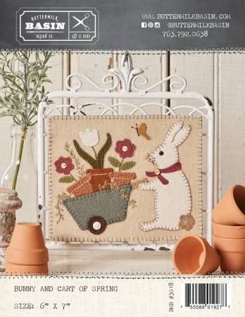 Bunny in Carrot Ornament # BMB3019, From Buttermilk Basin In Craft