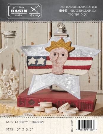 Lady Liberty Ornament # BMB3044, From Buttermilk Basin In Craft