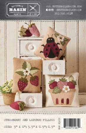 Strawberry and Ladybug Pillows # BMB3072