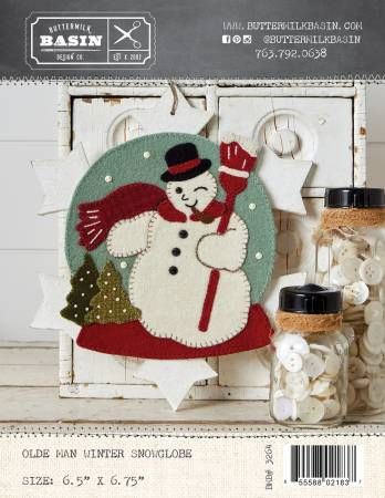 Olde Man Winter Snowglobe # BMB3264, From Buttermilk Basin In Craft