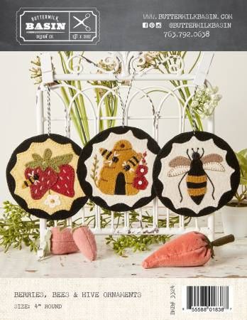 Berries, Bees & Hive Ornaments # BMB3324