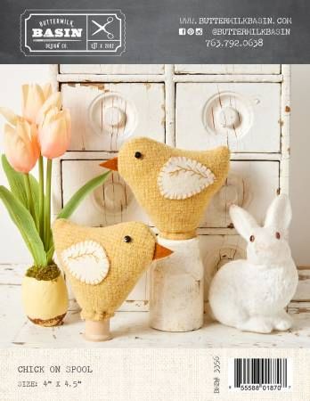 Chick on Spool # BMB3356, From Buttermilk Basin By West, Stacy In Craft