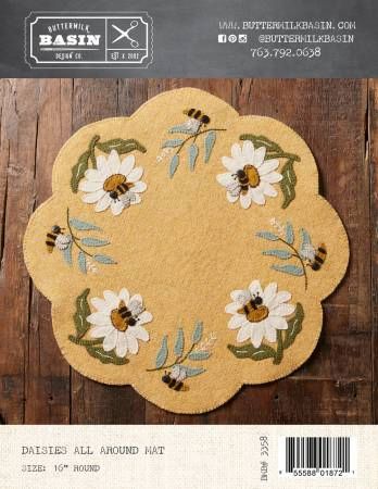 Daisies All Around Mat # BMB3358, From Buttermilk Basin By West, Stacy In Craft