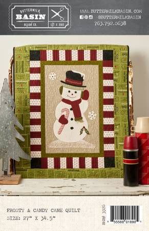 Frosty & Candy Cane Quilt # BMB3376,