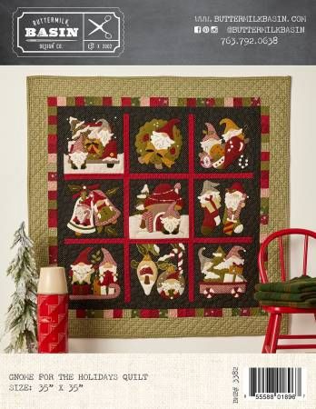 Gnome for the Holidays Quilt # BMB3382