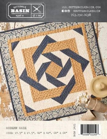 Modern Maze # BMB3425, From Buttermilk Basin By West, Stacy In Quilts