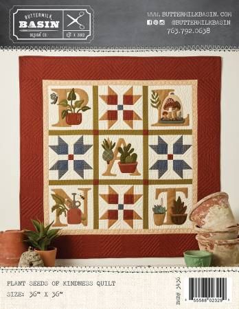 PLANT Seeds Of Kindness Quilt # BMB3436