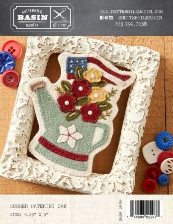 Summer Watering Can # BMB3479, From Buttermilk Basin By West, Stacy In Craft