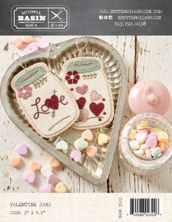 Valentine Jars # BMB3503, From Buttermilk Basin By West, Stacy In Craft