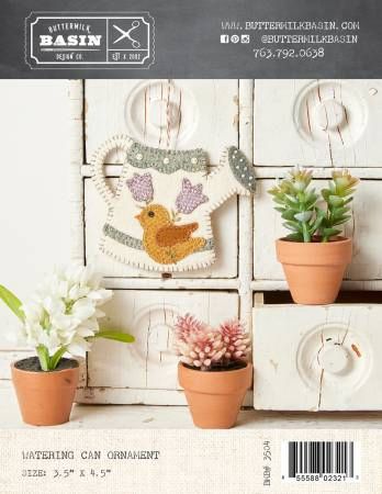 Watering Can Ornament # BMB3504, From Buttermilk Basin By West, Stacy In Craft