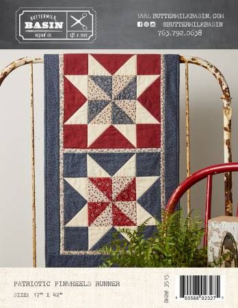 Patriotic Pinwheels Runner # BMB3515